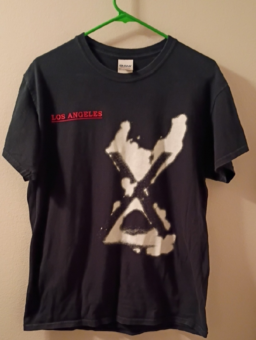 X The Band Exene And John Doe Black Gildan Vintage Tee Rare Find